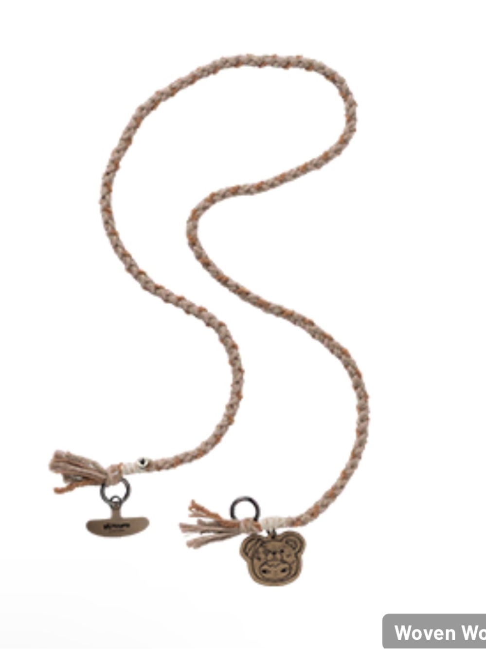Hirono Road Journal Woven Woods Lanyard